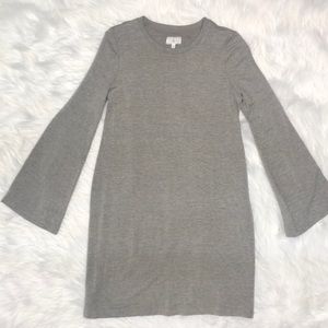 Lou & Grey super soft grey wide sleeve dress Med